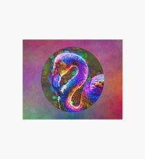 Cosmic Flamingo Art Board