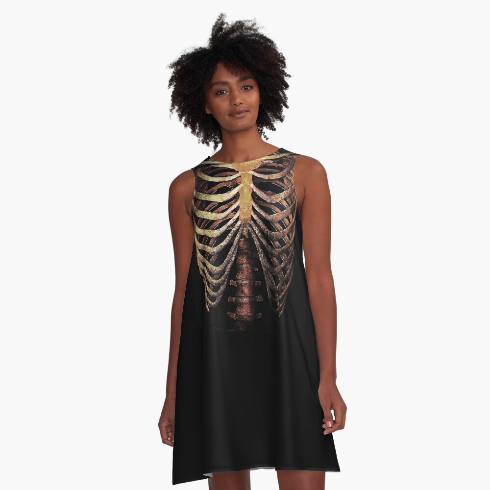 RIB CAGE TEE A-Line Dress