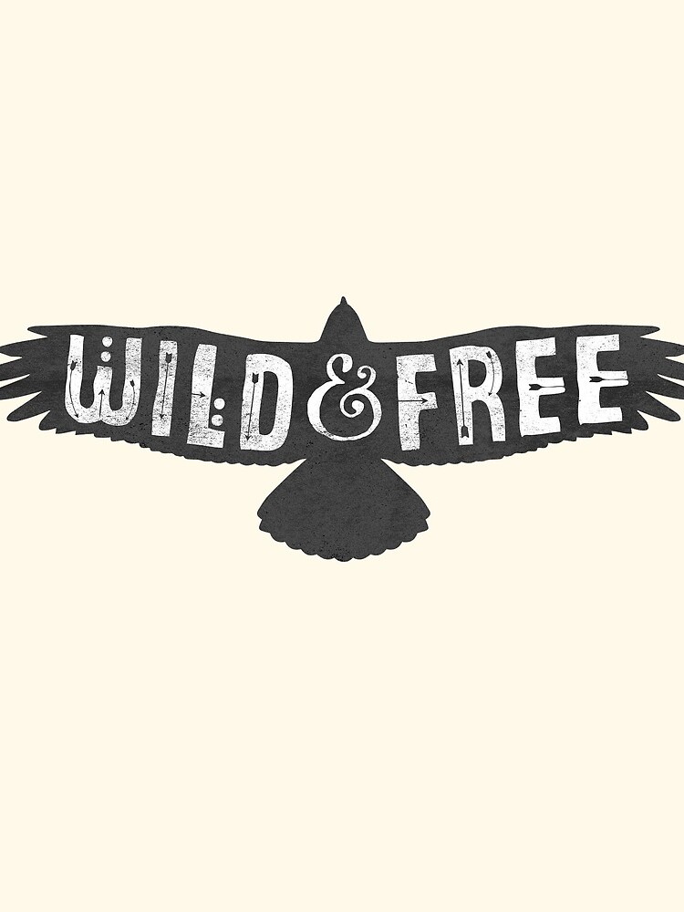 Artwork view, Wild & Free designed and sold by wolfandbird