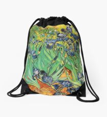 Irises, Vincent van Gogh Drawstring Bag