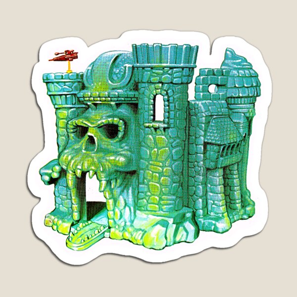 Retro - CASTLE GRAYSKULL - Das leistungsstärkste Spielset des Universums !! Magnet