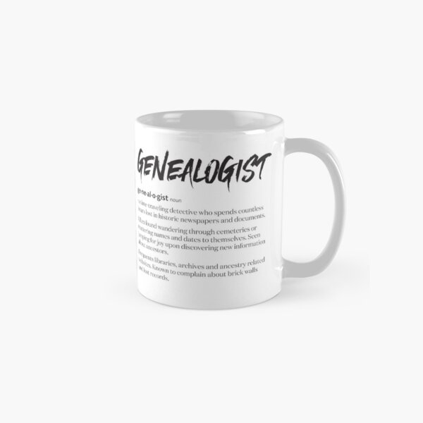 Genealogist Definition Classic Mug