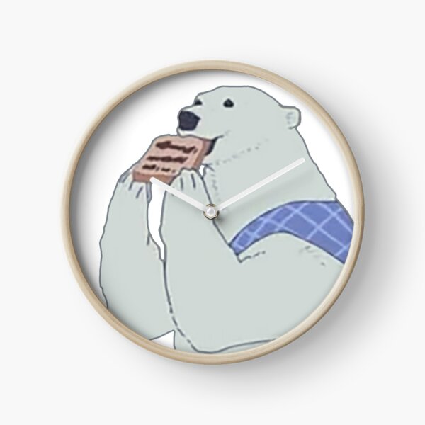 Polar Bear Cafe Clocks Redbubble