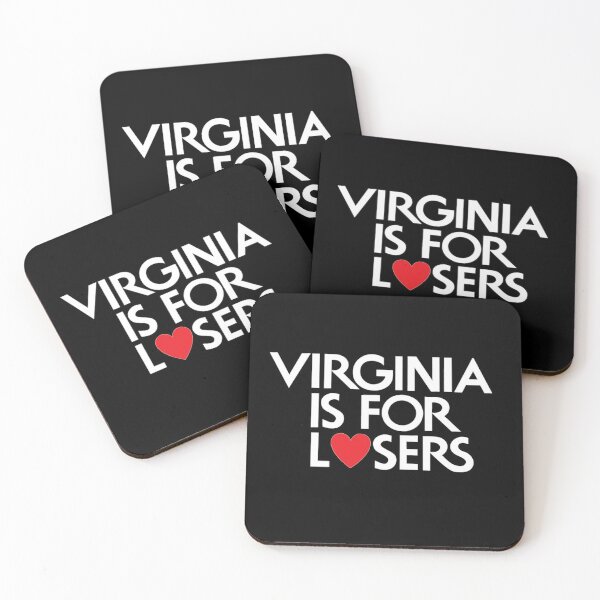Item preview, Virginia is for losers (white text) designed and sold by RachelTintedRed.