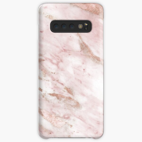 Pink marble - rose gold accents Samsung Galaxy Snap Case