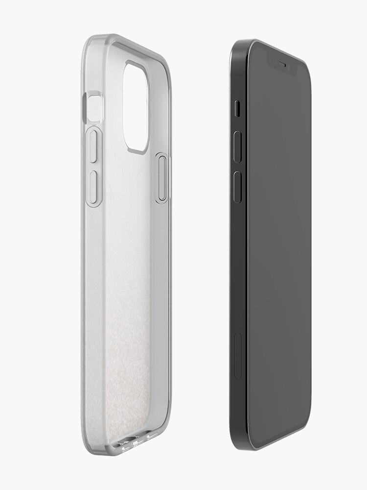 Alternate view of Glitter ombre - white marble & rose gold glitter iPhone Case & Cover