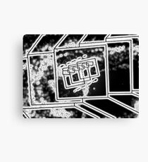 Cube Mirror - Water Canvas Print