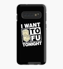 Funda/vinilo para Samsung Galaxy Vegetarier Vegan - I want TOFU Tonight