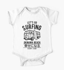 Okinawa Beach - Surfen gehen Baby Body Kurzarm