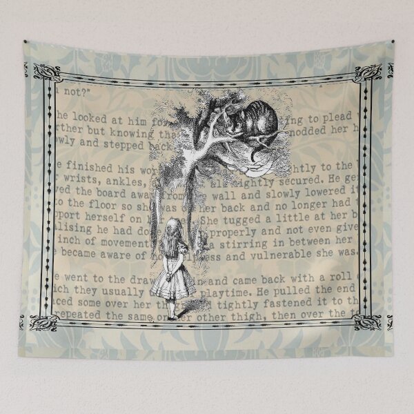 Item preview, Alice and Cat Print  designed and sold by Yasmin Art.