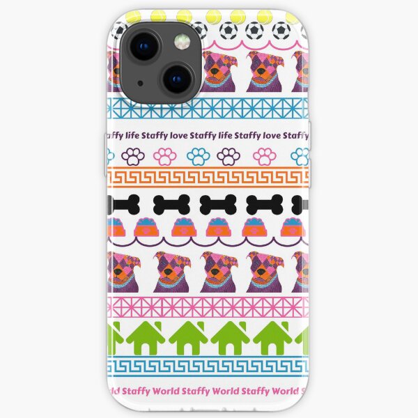 Staffy Life iPhone Soft Case