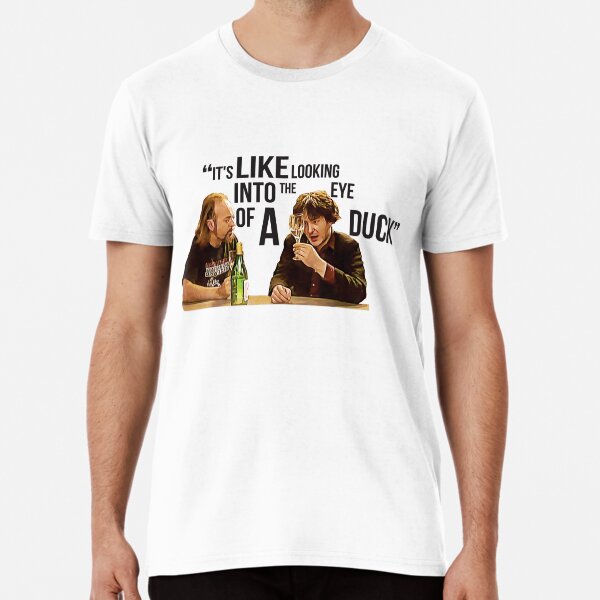 Item preview, "It's Like Looking In The Eye Of A Duck" - Black Books designed and sold by countdownstreet.