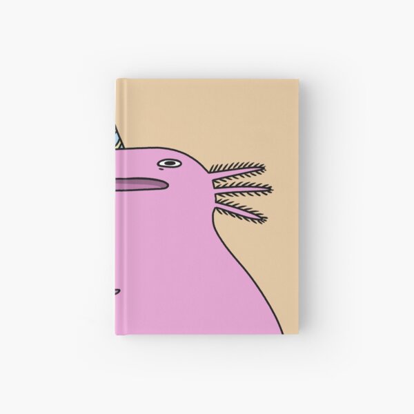 Festive axolotl Hardcover Journal