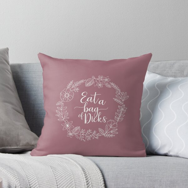 Item preview, EAT A BAG OF DICKS - Sweary Floral Wreath  designed and sold by SweetSugarSpice.