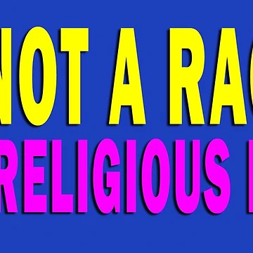 Artwork thumbnail, NOT RACIST by StuWho