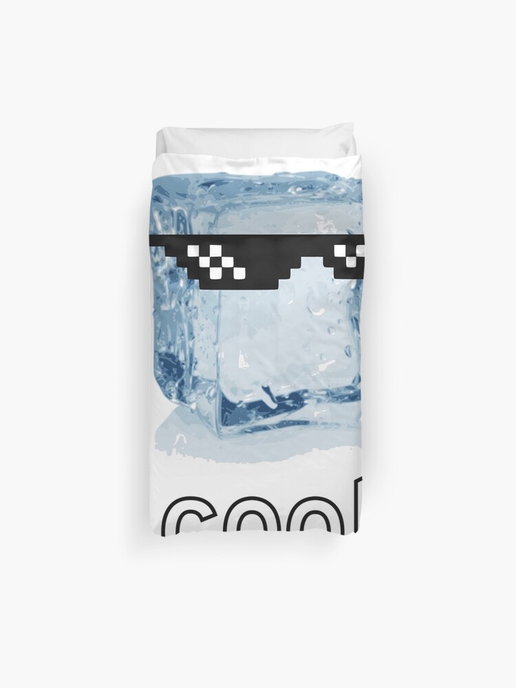 Ice Cube Cool Duvet Cover By Qqqueiru Redbubble