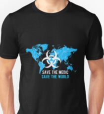 Pandemic Board Game - Save the Medic Save the World Slim Fit T-Shirt
