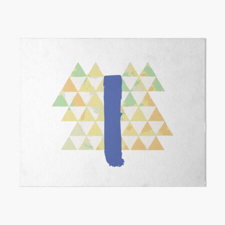 Blue Slide Park Art Board Print