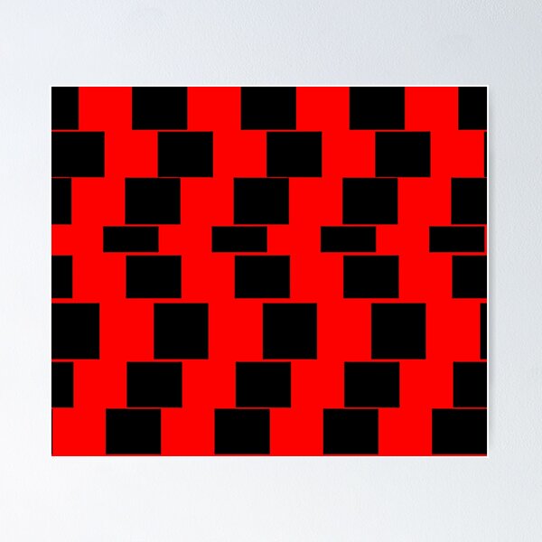 Item preview, Optical Illusion Pattern 2 (red) designed and sold by avidfan2000.