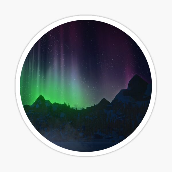Aurora Borealis Stickers for Sale
