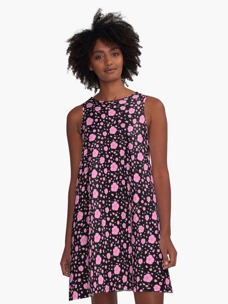 pink cherry dress