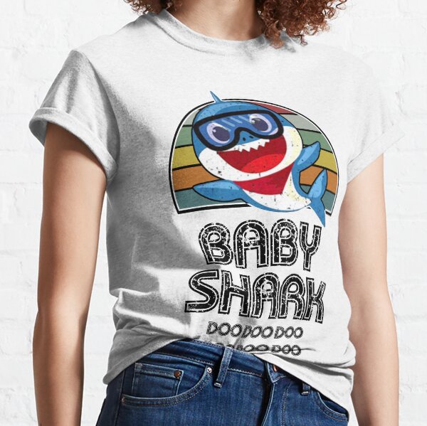 GRANDPA SHARK BABY SHARK T SHIRT DOO DOO DOO VIRAL SONG GIFT