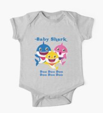 Baby Shark Doo Doo Doo Kindergeschenk Kurzärmeliger Einteiler