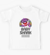 Baby Shark Retro (Girl) - Für Licht Kinder T-Shirt