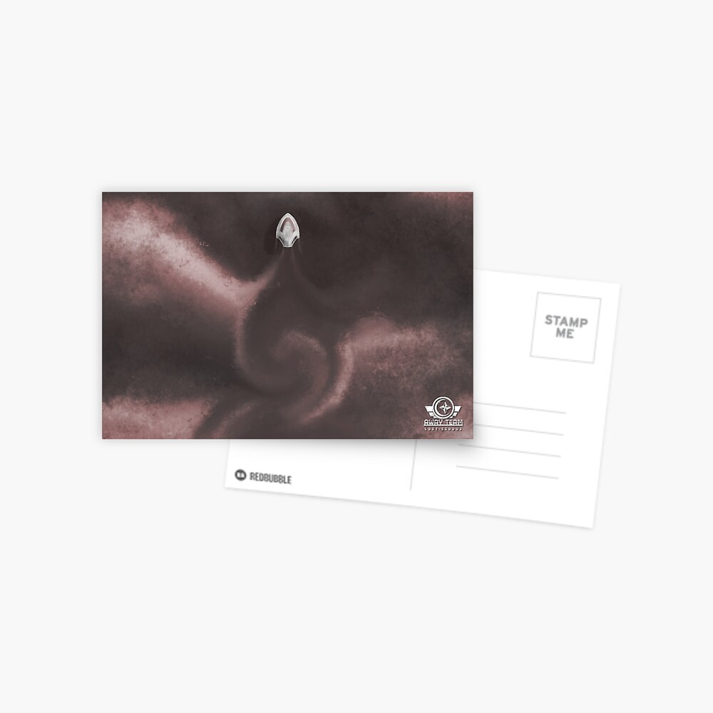 The Away Team - Cloudskimming Postcard