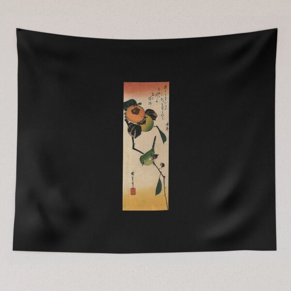 Item preview, Bird On A Persimmon Tree by Utagawa Hiroshige (Reproduction) designed and sold by Classic Visions Gallery.