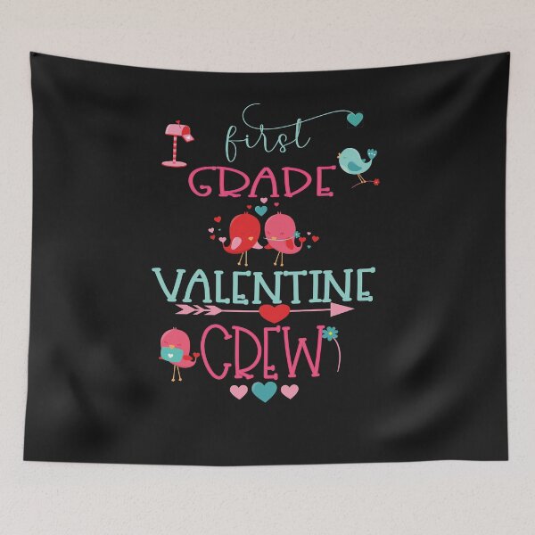 Item preview, First Grade Valentine Crew & Birds Cute Teacher Student Party Gift designed and sold by Sapphire Star.