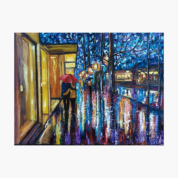 Vista previa del artículo con la obra « Recuerda ese septiembre con espátula», diseñado y vendido por Rocky Mountain Artistry.