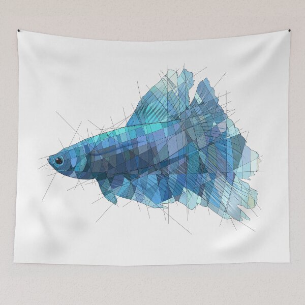 Item preview, Blue Betta designed and sold by Blacklightco.