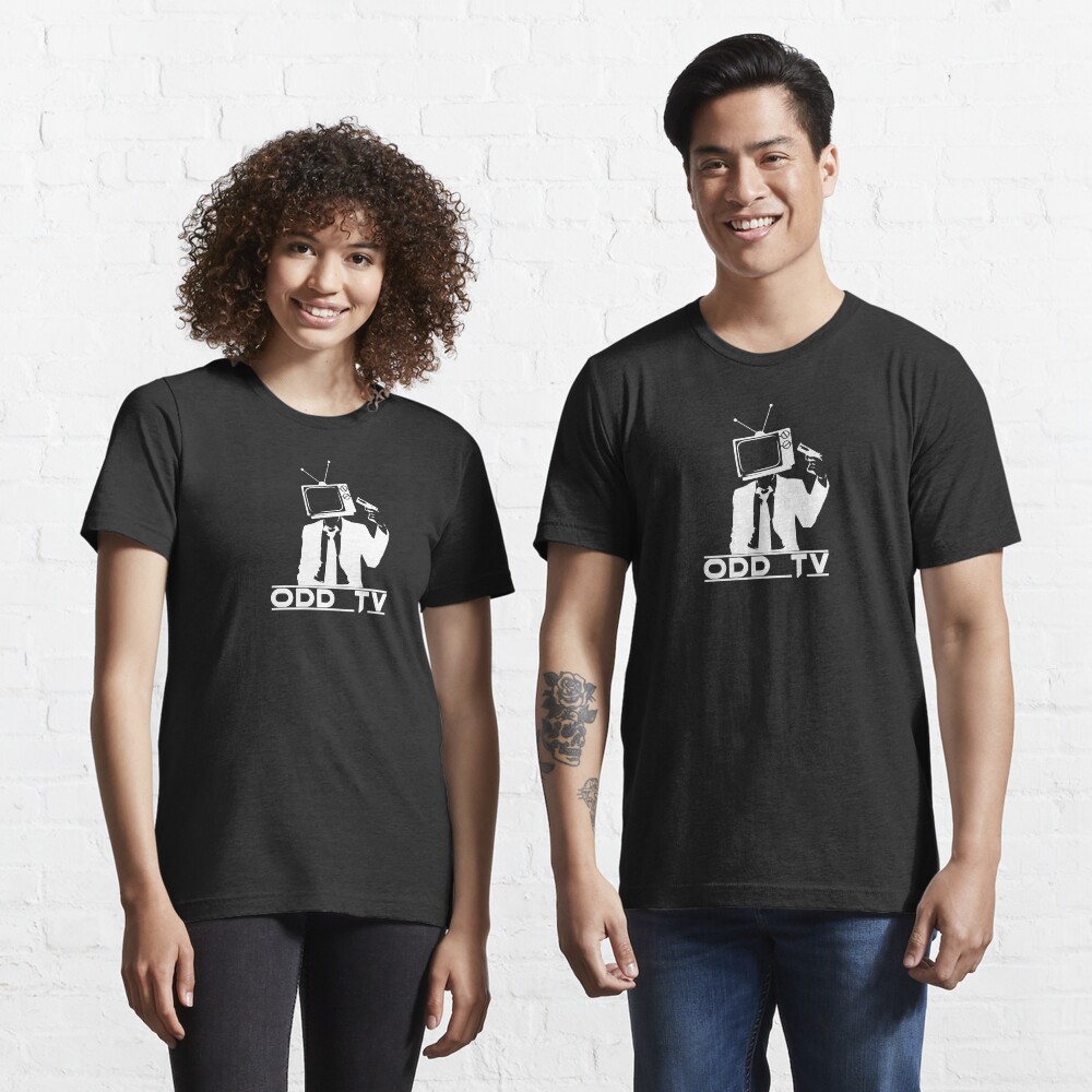 ODD Gunman White Logo Essential T-Shirt