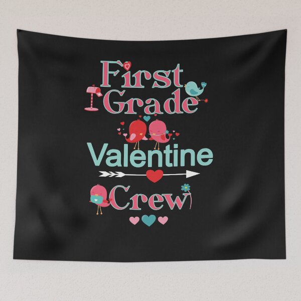 Item preview, First Grade Valentine Crew With Birds Cute Teacher Student Party Gift designed and sold by Sapphire Star.