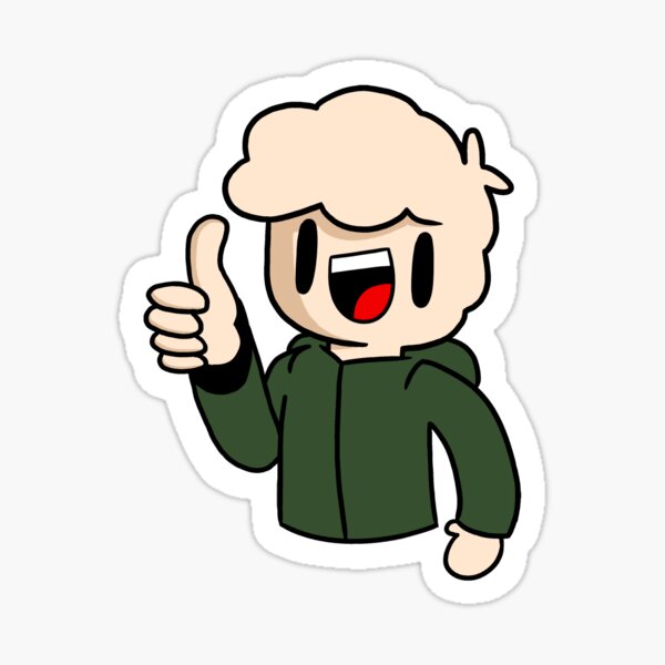 Thumbs up! (Coloured) Sticker