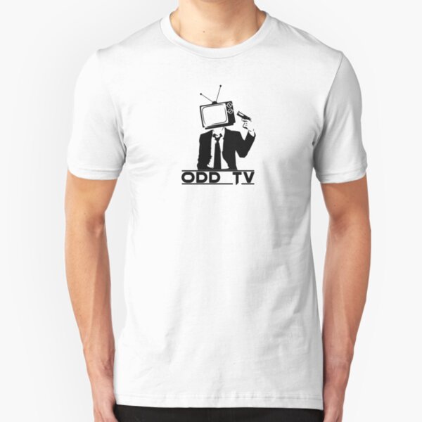 ODD Gunman Black Logo Slim Fit T-Shirt