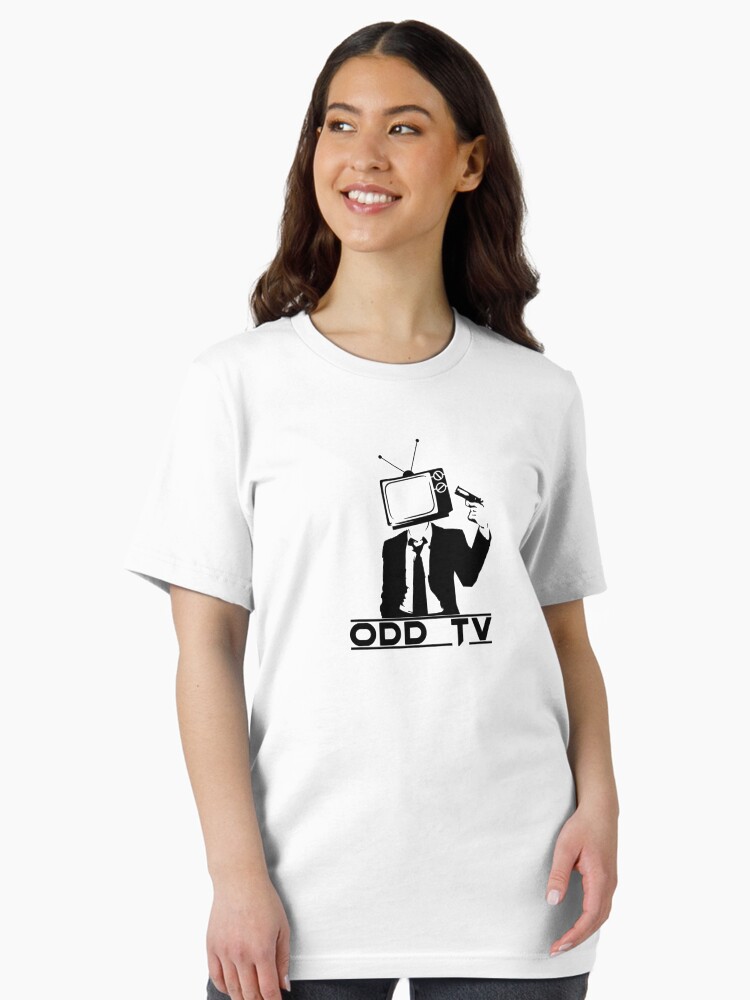 Thumbnail 2 of 7, Essential T-Shirt, ODD Gunman Black Logo designed and sold by ODDTV.