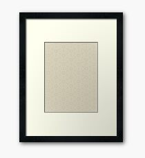 Moroccan pattern Framed Print