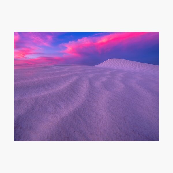Esperance Dunes Sunset Photographic Print
