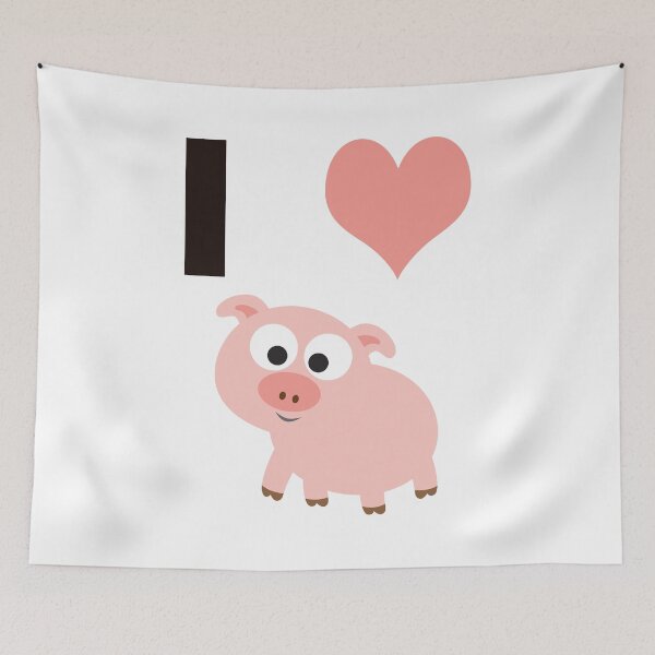 Item preview, I love pigs designed and sold by Hedgie Designs.