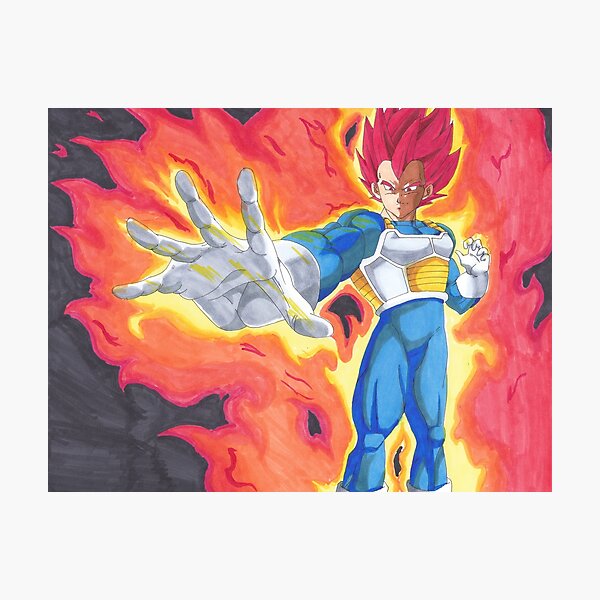 BREAKING THE LIMIT - VEGETA CUSTOM DRAWING