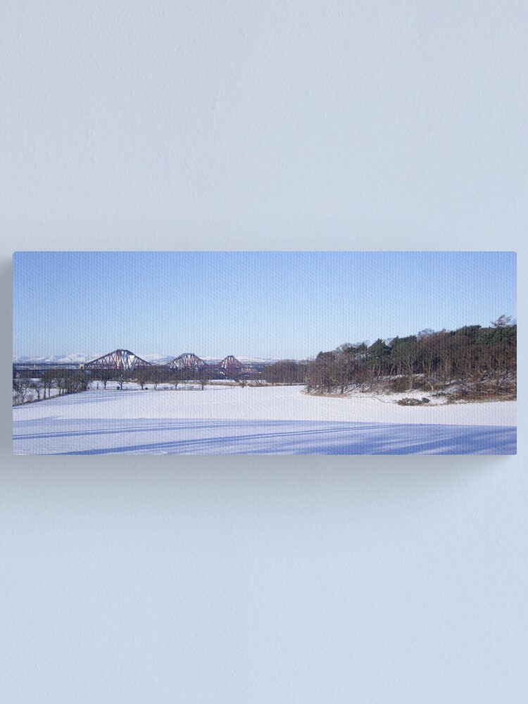 Alternate view of Winter Bridge Canvas Print