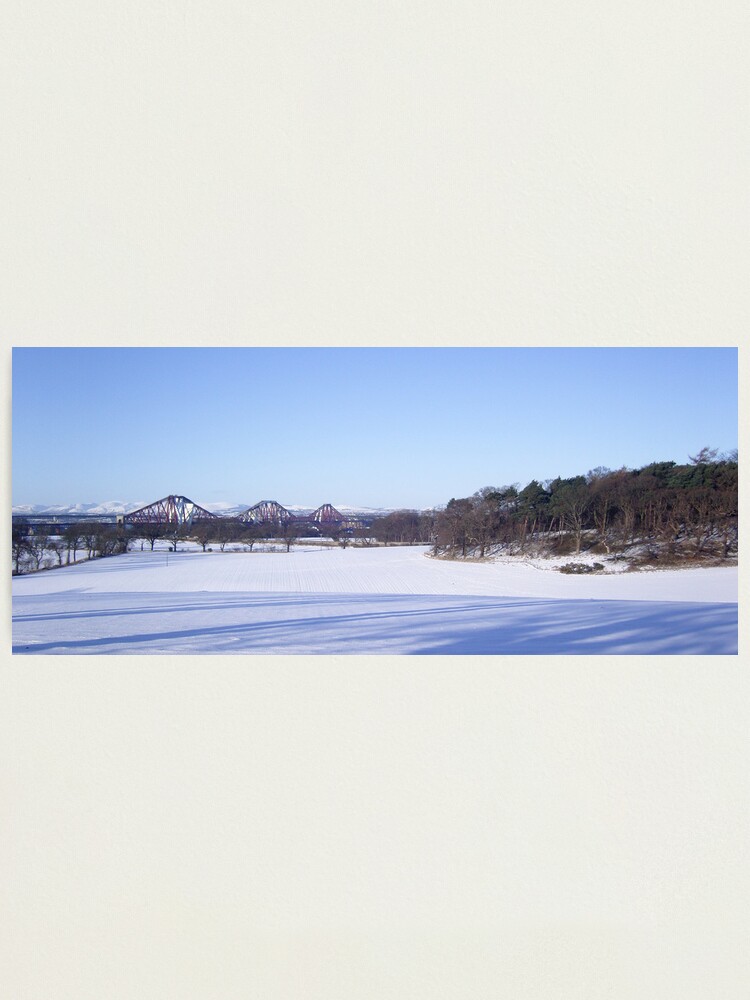 Alternate view of Winter Bridge Photographic Print