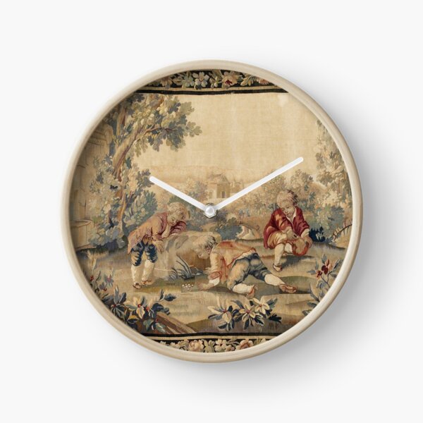 Item preview, Aubusson  Antique French Tapestry Print designed and sold by Vicky Brago-Mitchell®.
