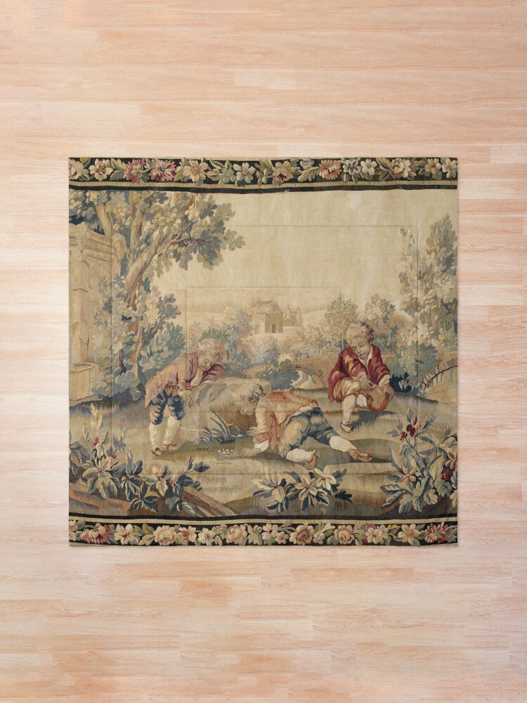 Alternate view of Aubusson  Antique French Tapestry Print Comforter