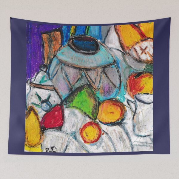 Item preview, Pottery & Fruit (after Cezanne) designed and sold by RobynLee.