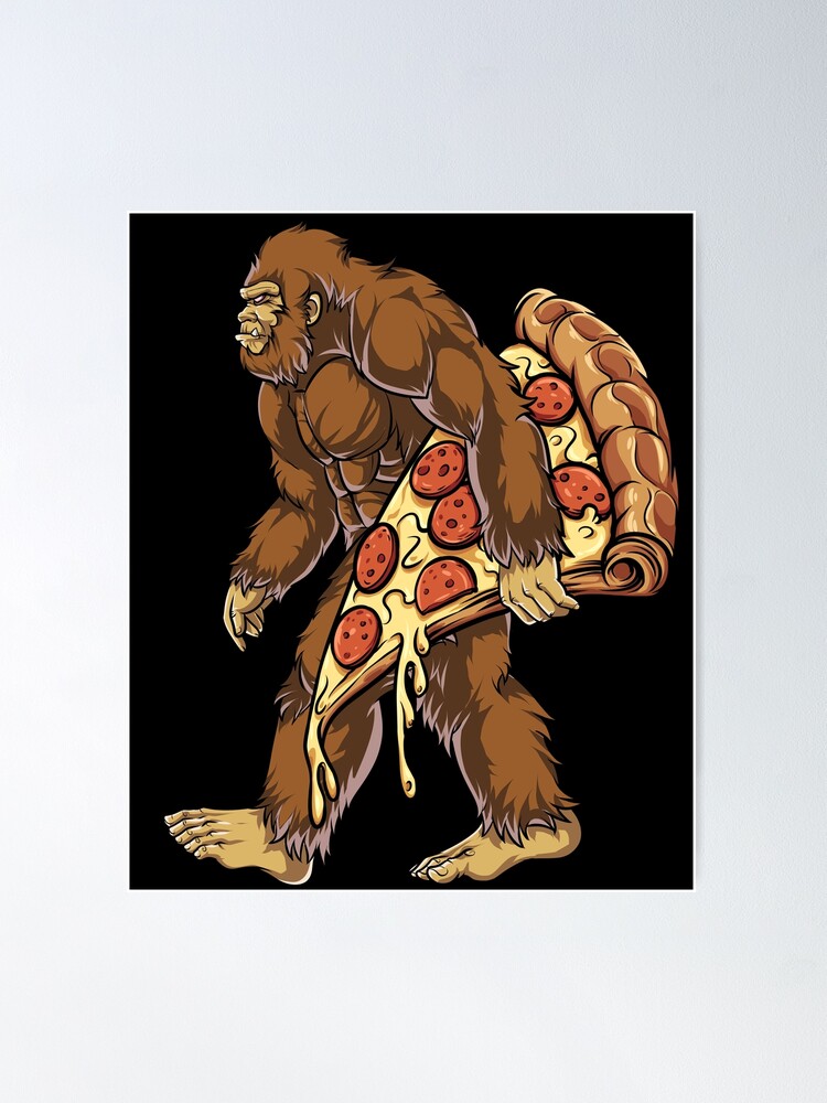  Bigfoot Pizza Pizza Passion Bigfoot-Fans Pullover