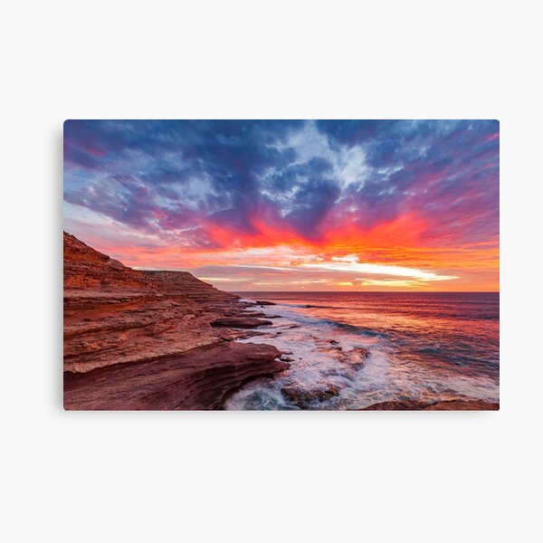 Item preview, Kalbarri Cliffs Sunset - Eagle Gorge designed and sold by Wondrous World Images.
