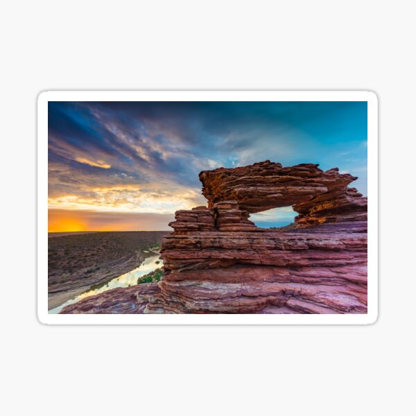 Item preview, Kalbarri Nature's Window Sunrise designed and sold by Wondrous World Images.